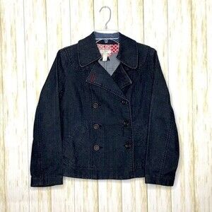 Anne Taylor Loft Denim Swing Jacket Size Small